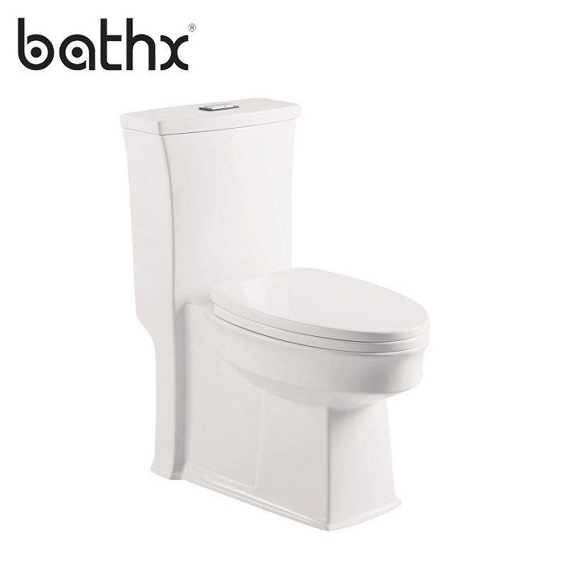 Bestary Oval Shape One Piece Bathroom White Color Sanitary Ware Ceramic Toilet Bowl